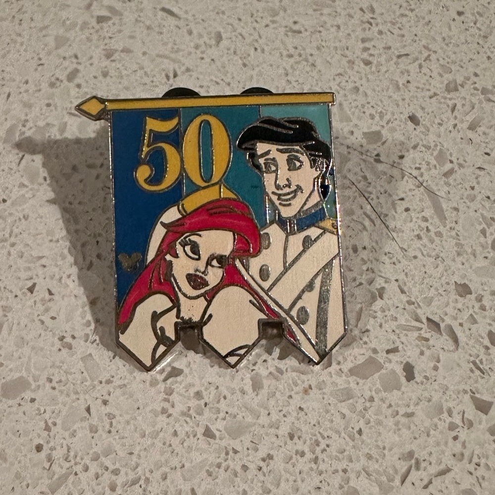 50th anniversary Little Mermaid Disney pin